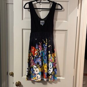 bailey blue Black Floral Dress